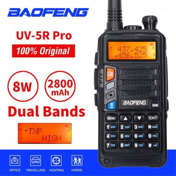 powerful baofeng uv-5r pro walkie talkie cb radio transceiver 8w 10km long range portable radio for hunt forest city upgrade 5r1
powerful baofeng uv-5r pro walkie talkie cb radio transceiver 8w 10km long range portable radio for hunt forest city upgrade 5r1