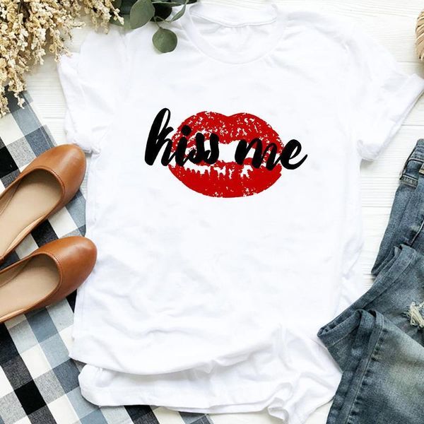 women lady valentine lip love summer autumn printing print tshirt shirt clothes graphic female t tee womens t-shirt, White
women lady valentine lip love summer autumn printing print tshirt shirt clothes graphic female t tee womens t-shirt, White