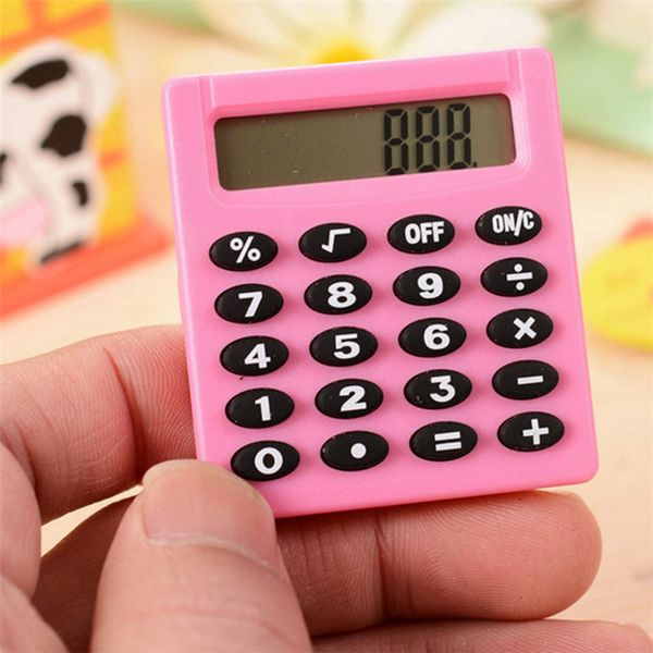 Boutique Stationery Small Square Calculator Personalized Mini Candy Color School & Office Electronics Creative Calculator Dhl Shipping