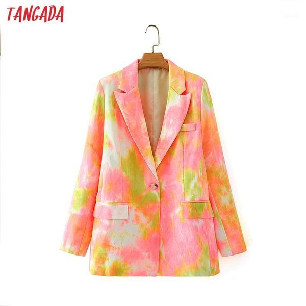 tangada french style women suit print blazer female long sleeve elegant jacket office ladies blazer suits da1651, White;black
tangada french style women suit print blazer female long sleeve elegant jacket office ladies blazer suits da1651, White;black
