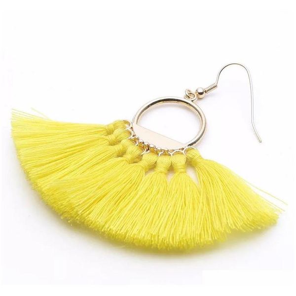 fashion women bohemia earrings colorful hand made woven fringed earrings fan shape semicircle eardrop sqclpp new_dhbest, Silver
fashion women bohemia earrings colorful hand made woven fringed earrings fan shape semicircle eardrop sqclpp new_dhbest, Silver