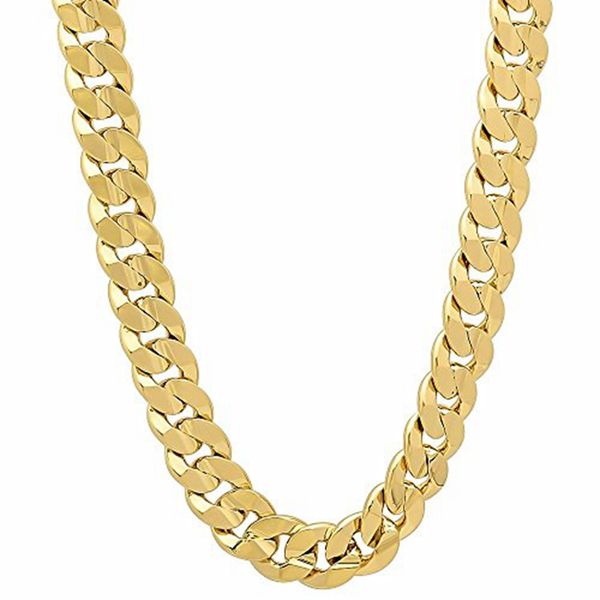 massive classic male jewelry smooth curb chain 18k yellow gold filled womens mens solid necklace 24 inches, Silver
massive classic male jewelry smooth curb chain 18k yellow gold filled womens mens solid necklace 24 inches, Silver