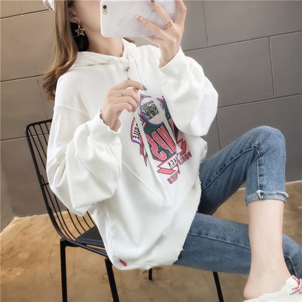 obm3w autumn new sweater women's thin loose hole loose hooded lazy 2020 cotton sweater sweaterlarge size fat mm women's clothing i, Black
obm3w autumn new sweater women's thin loose hole loose hooded lazy 2020 cotton sweater sweaterlarge size fat mm women's clothing i, Black