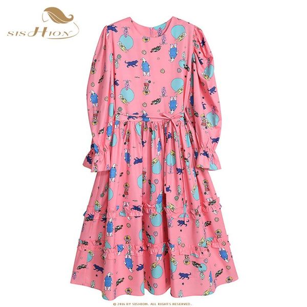 sishion korea cute cacual loose cartoons printed dress wf0242 women flare sleeve 2021 spring y2k pink dress, Black;gray
sishion korea cute cacual loose cartoons printed dress wf0242 women flare sleeve 2021 spring y2k pink dress, Black;gray