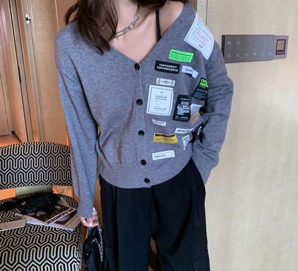 t6069 label cardigan, White;black
t6069 label cardigan, White;black