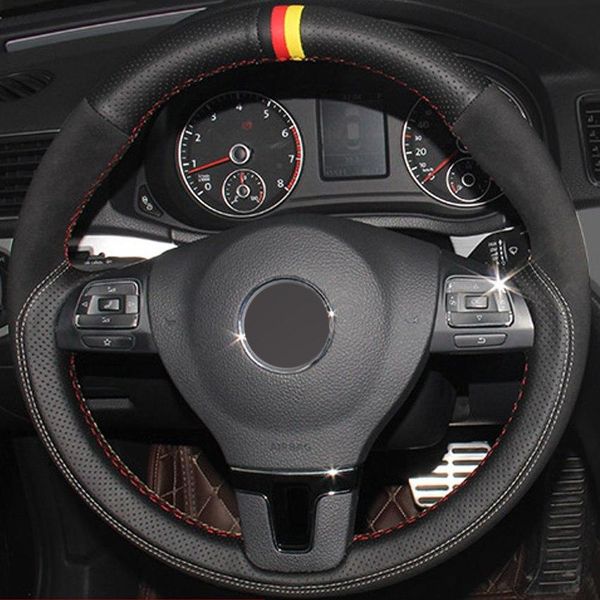 diy black genuine leathe suede car steering wheel cover for volkswagen vw gol tiguan passat b7 passat cc touran jetta mk6
diy black genuine leathe suede car steering wheel cover for volkswagen vw gol tiguan passat b7 passat cc touran jetta mk6