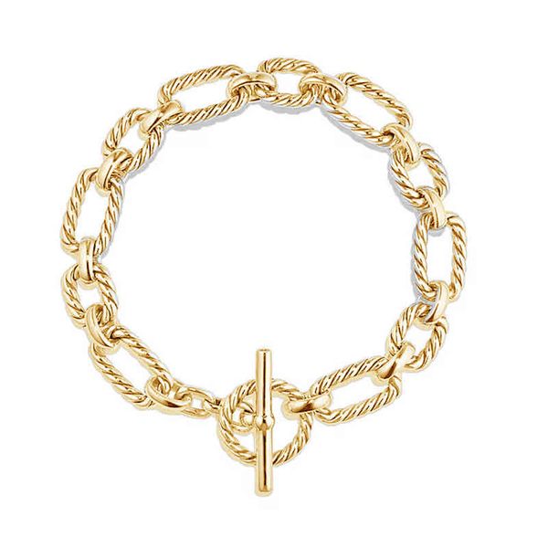 2022 new arrival bt selling 18k gold plated twisted rope link chain clasp bracelet for party, Golden;silver
2022 new arrival bt selling 18k gold plated twisted rope link chain clasp bracelet for party, Golden;silver