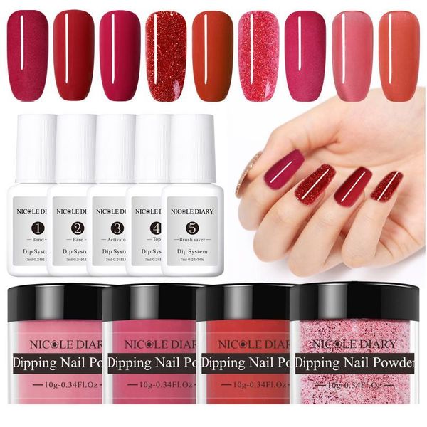 nicole diary 10g red series dipping nail powder gradient shinning glitter natural dry art dust chrome de jlldpt, Silver;gold
nicole diary 10g red series dipping nail powder gradient shinning glitter natural dry art dust chrome de jlldpt, Silver;gold