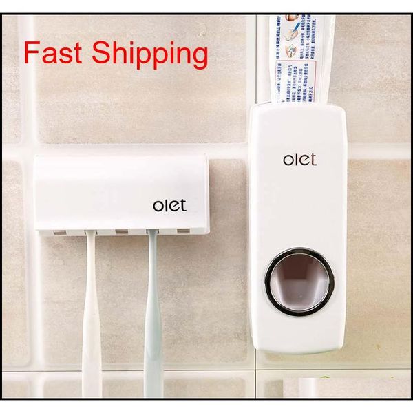 1 set tooth brush holder matic toothpaste dispenser + 5 toothbrush holder toothbrush wall mount stand bathroom qylxpl bde_luck
1 set tooth brush holder matic toothpaste dispenser + 5 toothbrush holder toothbrush wall mount stand bathroom qylxpl bde_luck