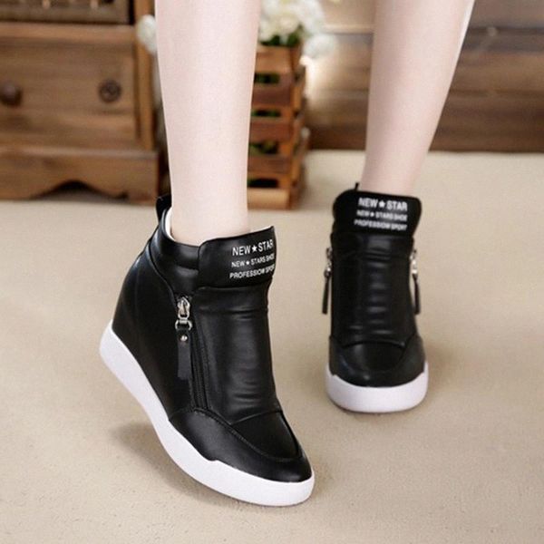 lucyever hidden heels wedge cotton shoes woman 2020 autumn winter ladies platform sneakers zipper pu leather ankle boots women #wv7p, Black
lucyever hidden heels wedge cotton shoes woman 2020 autumn winter ladies platform sneakers zipper pu leather ankle boots women #wv7p, Black