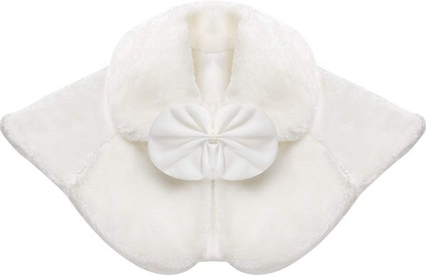 blulu white faux fur flower girl short shawl accessories princess cape party wedding dress
blulu white faux fur flower girl short shawl accessories princess cape party wedding dress