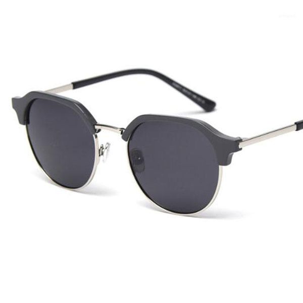 sunglasses 2021 sun glasses retro round metal half frame polarized color ocean lens trend uv4001, White;black
sunglasses 2021 sun glasses retro round metal half frame polarized color ocean lens trend uv4001, White;black