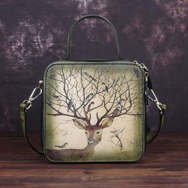 genuine leather tote bags female messenger shoulder handbag deer printing retro first layer cowhide women flap bag
genuine leather tote bags female messenger shoulder handbag deer printing retro first layer cowhide women flap bag