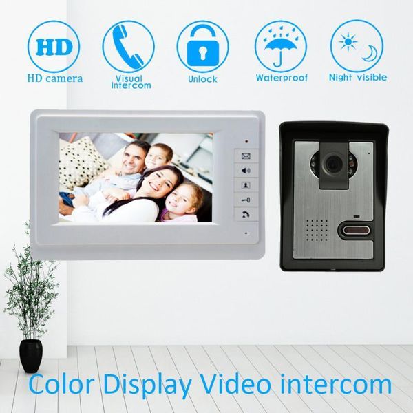touch panel 7 inch colorful lcd display hd camera video door phone wire door bell access control unlock intercom surveillance1
touch panel 7 inch colorful lcd display hd camera video door phone wire door bell access control unlock intercom surveillance1