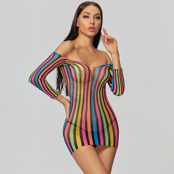lingerie harnesses babydoll bodysuit lingerie crotchless colorful rainbow onesies perspective long-sleeved a188, White
lingerie harnesses babydoll bodysuit lingerie crotchless colorful rainbow onesies perspective long-sleeved a188, White