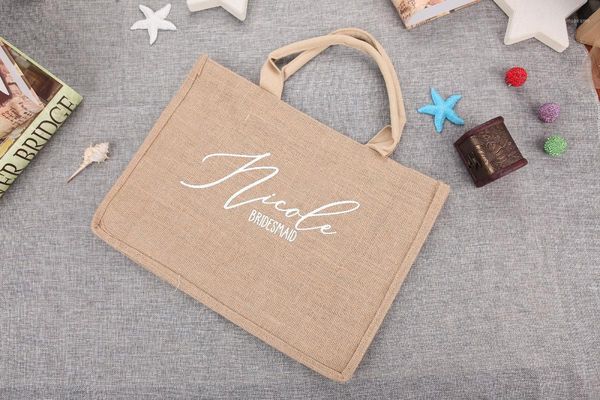 gift wrap burlap tote with your custom text satin ribbon welcome bachelorette bridesmaid jute beach book bag1
gift wrap burlap tote with your custom text satin ribbon welcome bachelorette bridesmaid jute beach book bag1