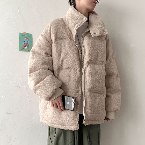 winter lamb fur jacket men's parka warm fashion retro casual short coat men streetwear loose cotton thick jacket mens clothes, Black
winter lamb fur jacket men's parka warm fashion retro casual short coat men streetwear loose cotton thick jacket mens clothes, Black