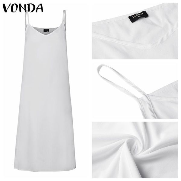 vonda dresses summer lining dress women v neck spaghetti strap inner dress 2020 vest sleeveless vestidos plus size1, Black;gray
vonda dresses summer lining dress women v neck spaghetti strap inner dress 2020 vest sleeveless vestidos plus size1, Black;gray