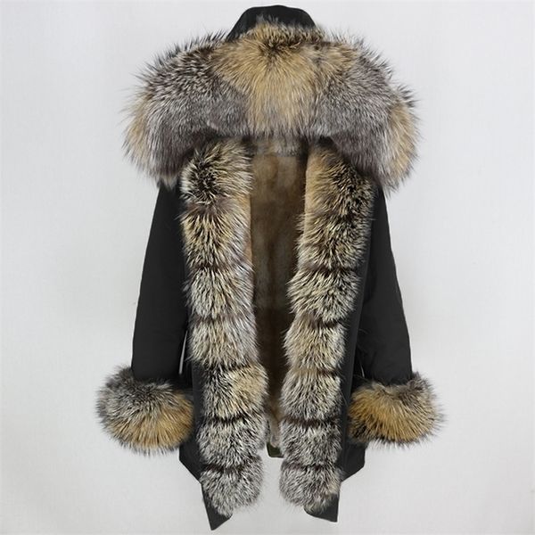 oftbuy waterproof long parka winter jacket women real fur coat natural fox fur collar hood thick warm streetwear detachable new lj201021, Black
oftbuy waterproof long parka winter jacket women real fur coat natural fox fur collar hood thick warm streetwear detachable new lj201021, Black