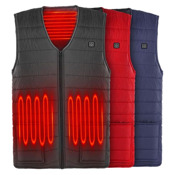 outdoor t-shirts electric vest heated 5 heating areas coat usb down cotton balck 2021, Gray;blue
outdoor t-shirts electric vest heated 5 heating areas coat usb down cotton balck 2021, Gray;blue