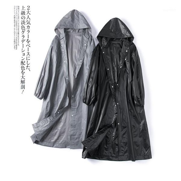 stylish eva black raincoat fonts pattern outdorr men's long style hiking poncho hooded rain coat long harajuku1, Tan;black
stylish eva black raincoat fonts pattern outdorr men's long style hiking poncho hooded rain coat long harajuku1, Tan;black