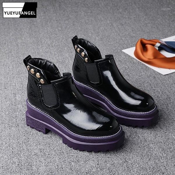 boots england style womens genuine leather thick bottom wedges short round toe slip-on cowhide height increasing ankle boot1, Black
boots england style womens genuine leather thick bottom wedges short round toe slip-on cowhide height increasing ankle boot1, Black