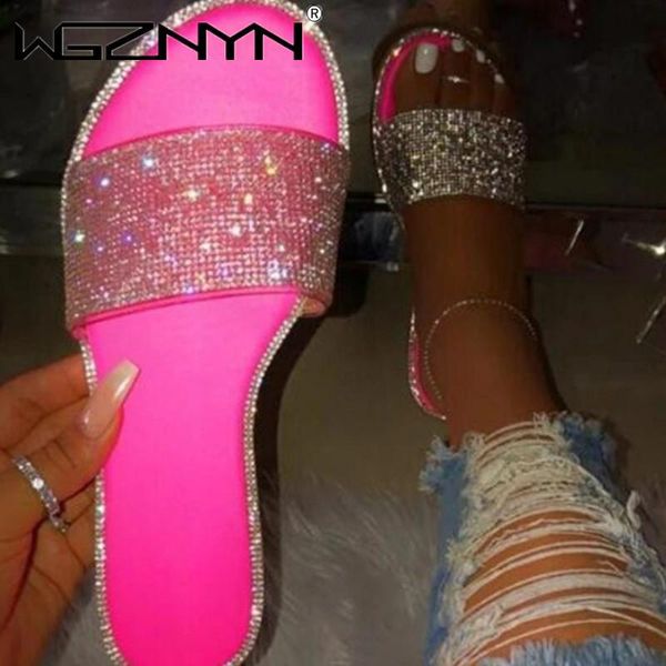 2021 summer fashion women crystal slippers glitter flat soft bling female candy color flops outdoor ladies slides beach shoes, Black
2021 summer fashion women crystal slippers glitter flat soft bling female candy color flops outdoor ladies slides beach shoes, Black