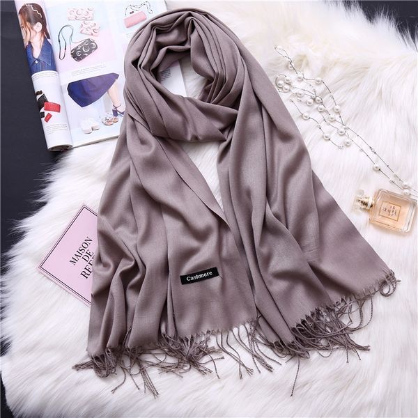 women scarf solid cashmere scarves lady shawls and wraps winter head scarf pashmina long size foulard hijab wholesale y201007, Blue;gray
women scarf solid cashmere scarves lady shawls and wraps winter head scarf pashmina long size foulard hijab wholesale y201007, Blue;gray