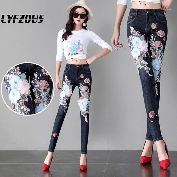 europe style fashion jeans 2020 new female flower embroidery sequins jeans women skinny plus size denim pencil pants trousers1, Blue
europe style fashion jeans 2020 new female flower embroidery sequins jeans women skinny plus size denim pencil pants trousers1, Blue
