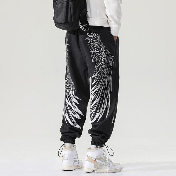 men's pants sport joggers comfortable casual drawstring for men streetwear loose male trouser trendy sweatpants, Black
men's pants sport joggers comfortable casual drawstring for men streetwear loose male trouser trendy sweatpants, Black