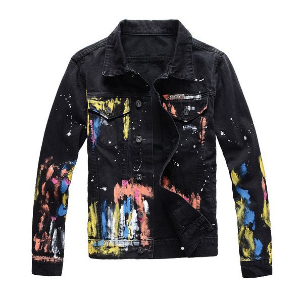 street fashion slim retro new jeans men streets doodle denim coat male motorbike jean jackets jacket shipping size m-4xl, Black
street fashion slim retro new jeans men streets doodle denim coat male motorbike jean jackets jacket shipping size m-4xl, Black