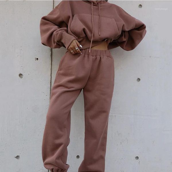 yoga outfits autumn winter streetwear women joggers 2 piece sets hooded sweatshirt pants two set tracksuit fleece sweatpan1, White;red
yoga outfits autumn winter streetwear women joggers 2 piece sets hooded sweatshirt pants two set tracksuit fleece sweatpan1, White;red