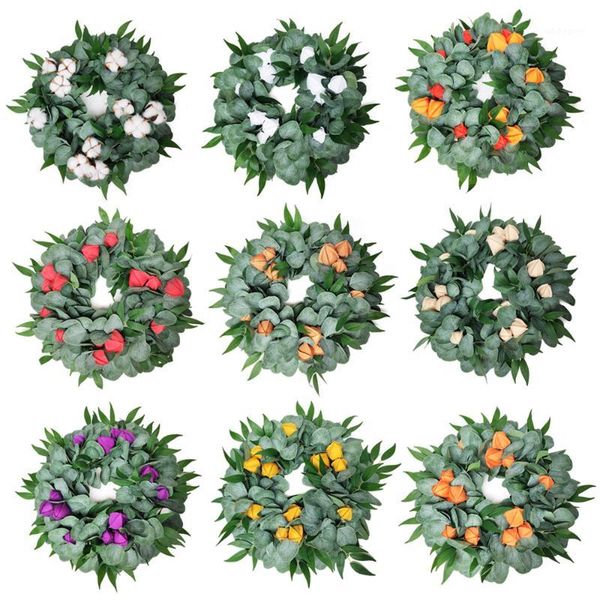 decorative flowers & wreaths christmas garland artificial green leaves wreath front door grass home wall window party decor1
decorative flowers & wreaths christmas garland artificial green leaves wreath front door grass home wall window party decor1