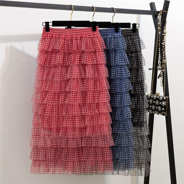 puffy midi skirt 2019 summer plaid high waist ruffled skirt lattice organza cake mesh skirts harajuku long skirts for women, Black
puffy midi skirt 2019 summer plaid high waist ruffled skirt lattice organza cake mesh skirts harajuku long skirts for women, Black