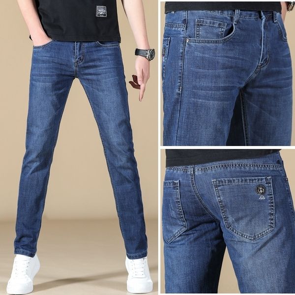 oywyb summer thin men's men and fit stretch trendy casual simple youth feet student pants jeans slim jeans stretch kokqj, Blue
oywyb summer thin men's men and fit stretch trendy casual simple youth feet student pants jeans slim jeans stretch kokqj, Blue