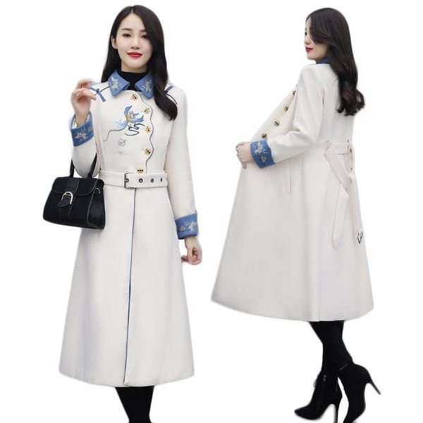trending products elegant woolen long parkas women clothing vintage embroidered coat autumn outerwear quality assurance 373, Black
trending products elegant woolen long parkas women clothing vintage embroidered coat autumn outerwear quality assurance 373, Black