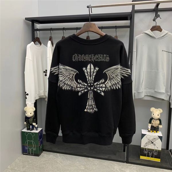 осень зима мода бренд super fire ch croxin горячая дрель sanskrit большие крылья повседневный свитер для мужчин и женщин, Black
осень зима мода бренд super fire ch croxin горячая дрель sanskrit большие крылья повседневный свитер для мужчин и женщин, Black