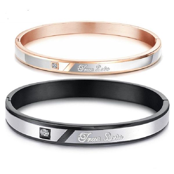 fashion stainless steel couple bracelet & bangle lovers bangle forever love zircon bracelet gh867, Black
fashion stainless steel couple bracelet & bangle lovers bangle forever love zircon bracelet gh867, Black