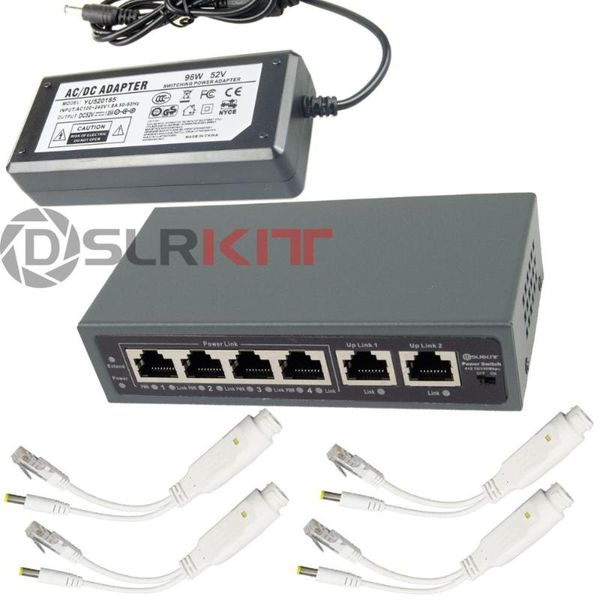 network switches dslrkit 250m 6 ports 4 poe 2 uplink injector switch splitter kit for 12v dc cctv ip camera max
network switches dslrkit 250m 6 ports 4 poe 2 uplink injector switch splitter kit for 12v dc cctv ip camera max