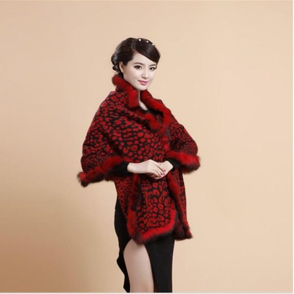 scarves scarf for ladies women winter wool capes with real rex fur trimmed long leopard poncho womens shawls s31, Blue;gray
scarves scarf for ladies women winter wool capes with real rex fur trimmed long leopard poncho womens shawls s31, Blue;gray