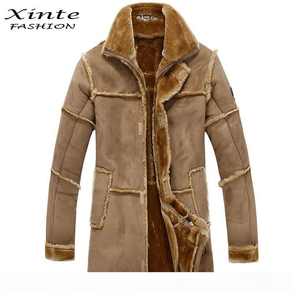 wholesale-european style male fashion thick warm outwear winter mens faux fur coat spliced suede leather jacket parkas fast shipping, Black
wholesale-european style male fashion thick warm outwear winter mens faux fur coat spliced suede leather jacket parkas fast shipping, Black
