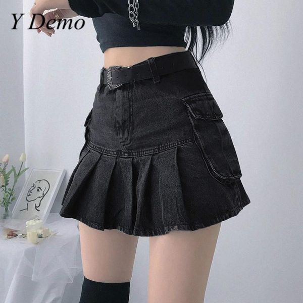 skirts y demo vintage slim high waist denim skirt women a-line pleated casual female streetwear mini, Black
skirts y demo vintage slim high waist denim skirt women a-line pleated casual female streetwear mini, Black