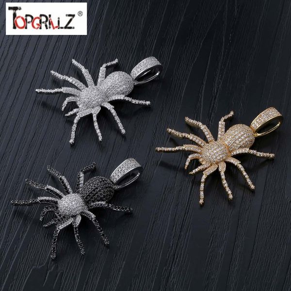new iced out cz spider pendant necklace mens micro paved hip hop gold silver color bling charm chains jewelryq0115, Golden;silver
new iced out cz spider pendant necklace mens micro paved hip hop gold silver color bling charm chains jewelryq0115, Golden;silver