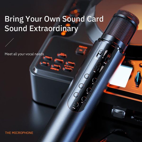 2020 new wireless bluetooth karaoke microphone portable handheld mic karaoke player multi-function
2020 new wireless bluetooth karaoke microphone portable handheld mic karaoke player multi-function
