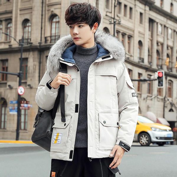 men's down & parkas coat man winter 2021 thickened cotton padded jacket short hooded for men, Black
men's down & parkas coat man winter 2021 thickened cotton padded jacket short hooded for men, Black