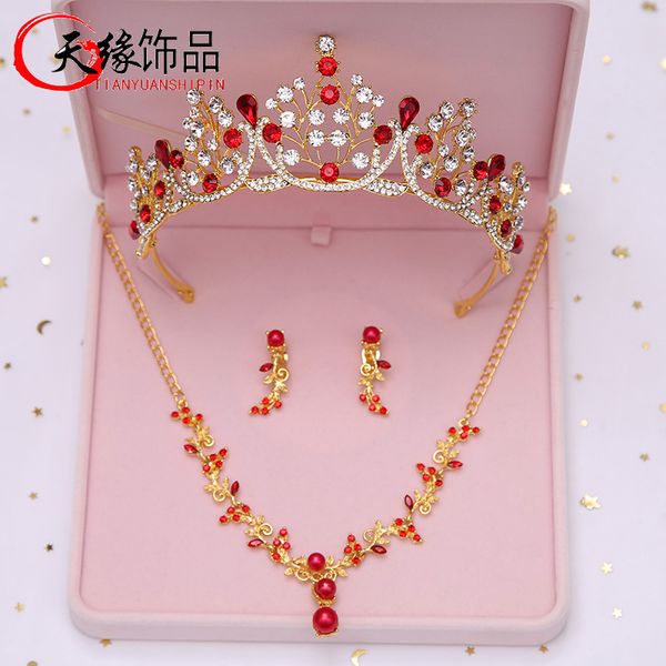 красный три куска костюм свадебный головной убор невесты new pearl серьги желтый корону тост аксессуары платье волос, Silver
красный три куска костюм свадебный головной убор невесты new pearl серьги желтый корону тост аксессуары платье волос, Silver