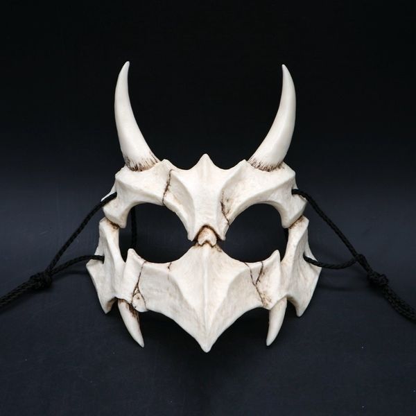 demon mask teeth animal long half samurai white bone mask tengu dragon yaksa tiger resin mask cosplay t190928
demon mask teeth animal long half samurai white bone mask tengu dragon yaksa tiger resin mask cosplay t190928