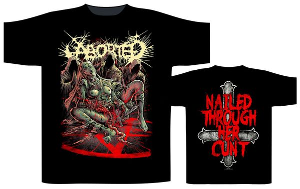 aborted 'nailed' t-shirt - new & official t shirt discount 100 % t shirt for men's 2018 new arrival men sport hooded sweatshi
aborted 'nailed' t-shirt - new & official t shirt discount 100 % t shirt for men's 2018 new arrival men sport hooded sweatshi
