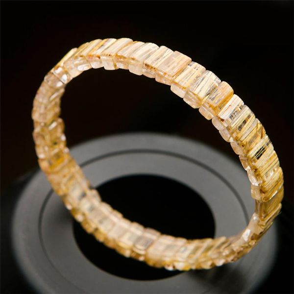 подлинная бразильский natural gold rutilated кварцевый кристалл прямоугольник бисера stretch браслет браслеты для женщин 8 * 4 мм, Black
подлинная бразильский natural gold rutilated кварцевый кристалл прямоугольник бисера stretch браслет браслеты для женщин 8 * 4 мм, Black