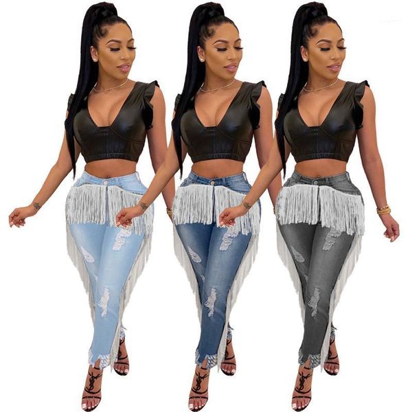 women jeans fashion washed distressed hole tassel skinny jeans ladies ripped hollow out pencil pants high street denim trousers1, Blue
women jeans fashion washed distressed hole tassel skinny jeans ladies ripped hollow out pencil pants high street denim trousers1, Blue